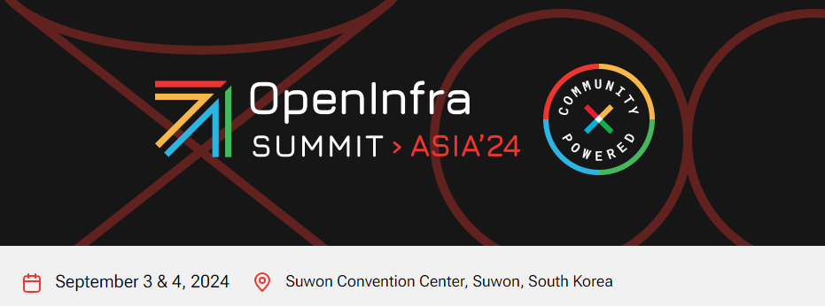 OpenInfra Summit – 3 & 4 September
