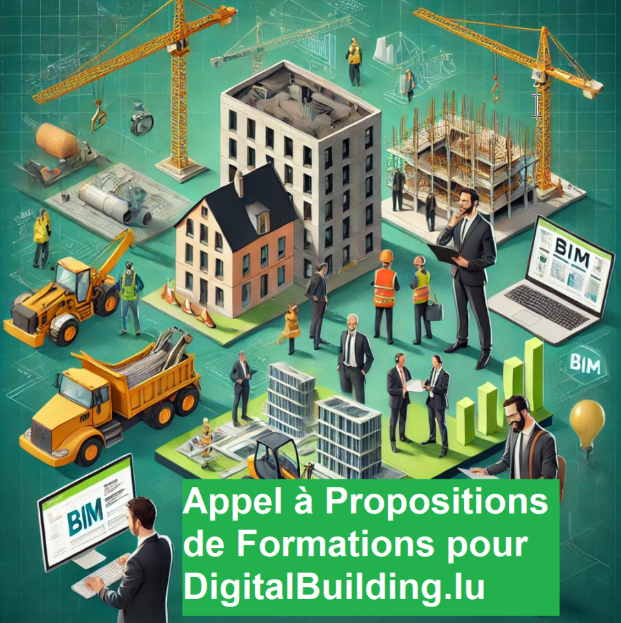 Appel à Propositions de Formations pour DigitalBuilding.lu